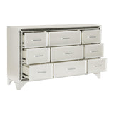 Salon White Dresser by Homelegance at Eve Furniture