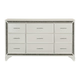 Salon White Dresser by Homelegance at Eve Furniture