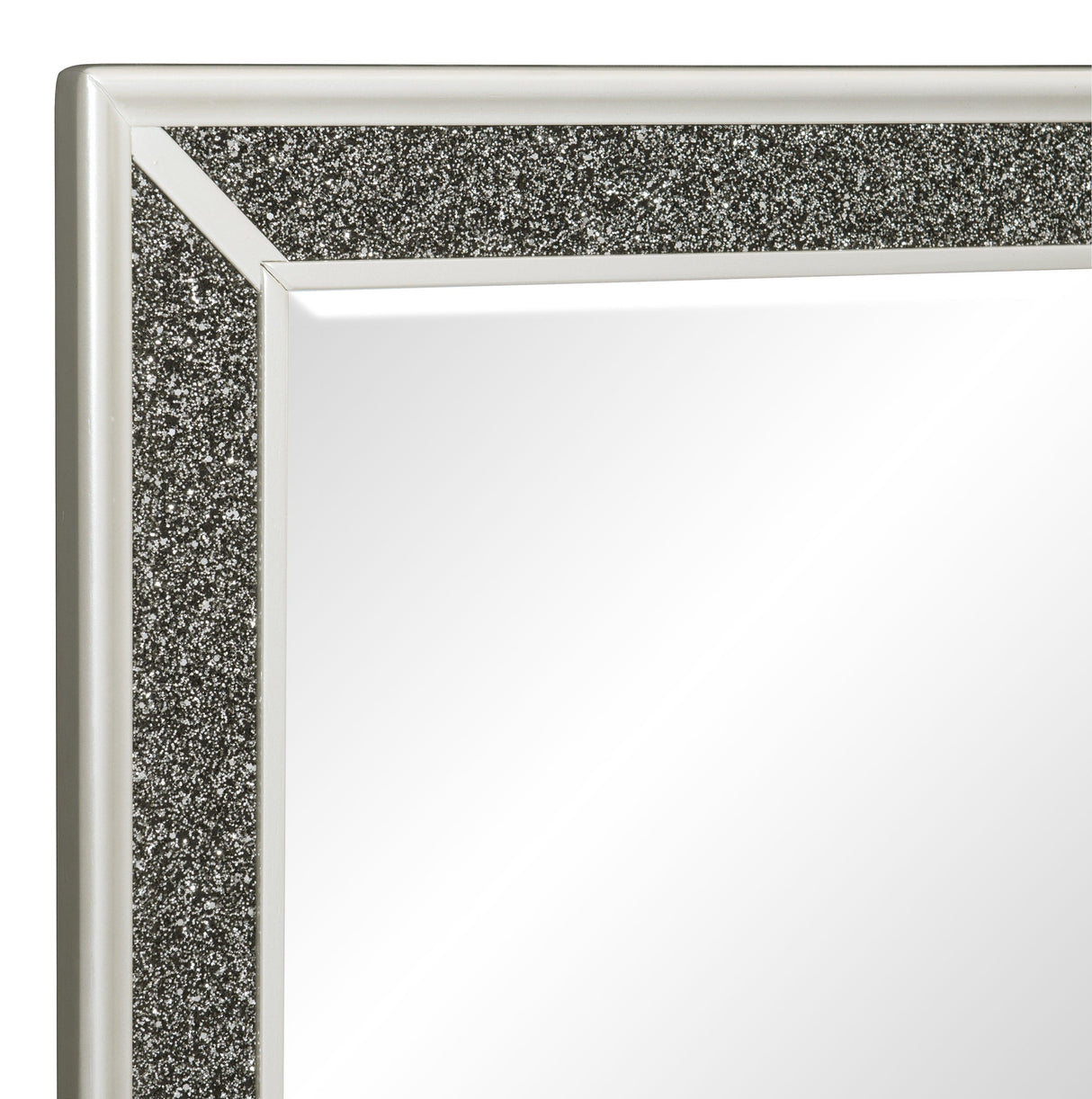 Salon White Mirror (Mirror Only) by Homelegance at Eve Furniture