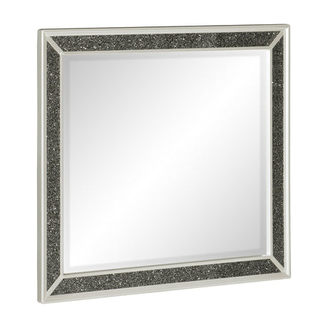 Salon White Mirror (Mirror Only) by Homelegance at Eve Furniture