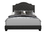 Sandy Dark Gray Full Upholstered Bed by Homelegance at Eve Furniture