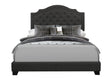 Sandy Dark Gray King Upholstered Bed by Homelegance at Eve Furniture