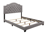 Sandy Gray Full Upholstered Bed by Homelegance at Eve Furniture