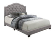 Sandy Gray Full Upholstered Bed by Homelegance at Eve Furniture