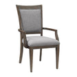 Sarasota Driftwood Brown Arm Chair, Set of 2 by Homelegance at Eve Furniture