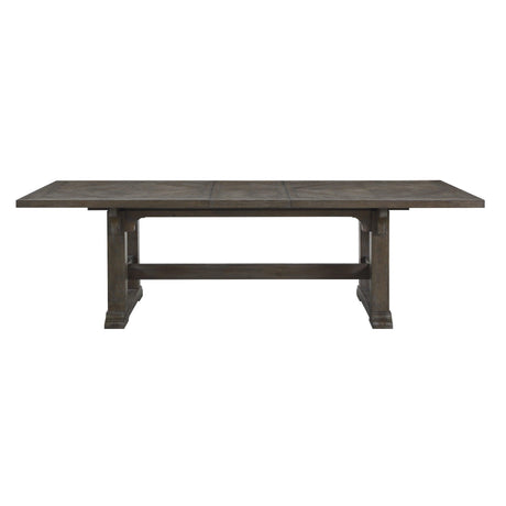 Sarasota Driftwood Brown Extendable Dining Table by Homelegance at Eve Furniture