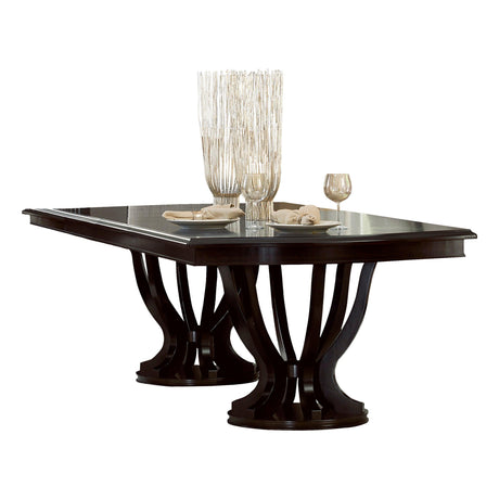 Savion Espresso Extendable Dining Table by Homelegance at Eve Furniture