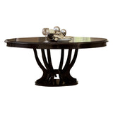 Savion Espresso Round/Oval Extendable Dining Table by Homelegance at Eve Furniture