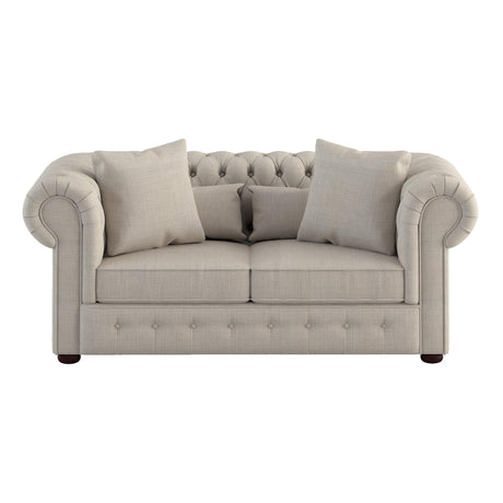 Savonburg Neutral Loveseat by Homelegance at Eve Furniture