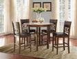 Savor Brown 5-Piece Counter Height Set by Homelegance at Eve Furniture