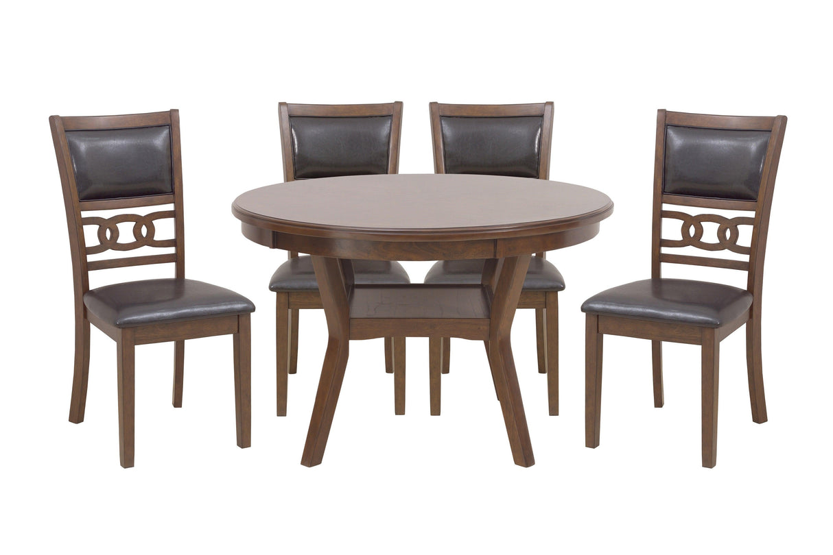 Savor Brown 5-Piece Dining Set by Homelegance at Eve Furniture