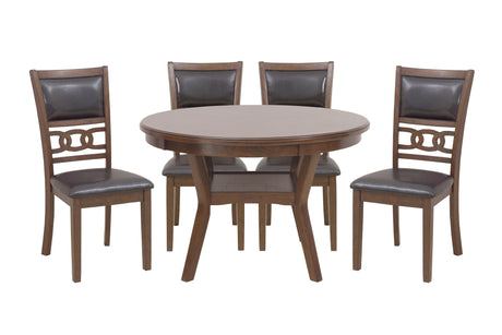 Savor Brown 5-Piece Dining Set by Homelegance at Eve Furniture