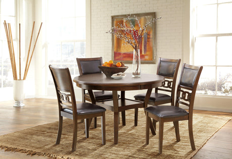 Savor Brown 5-Piece Dining Set by Homelegance at Eve Furniture