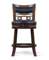 Savor Brown Swivel Counter Chair, Set of 2 by Homelegance at Eve Furniture