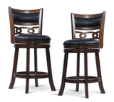 Savor Brown Swivel Counter Chair, Set of 2 by Homelegance at Eve Furniture