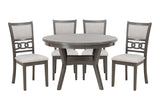 Savor Gray 5-Piece Dining Set by Homelegance at Eve Furniture