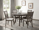 Savor Gray 5-Piece Dining Set by Homelegance at Eve Furniture