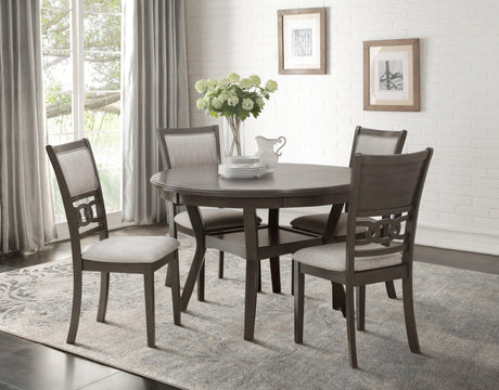 Savor Gray 5-Piece Dining Set by Homelegance at Eve Furniture