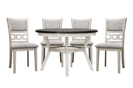 Savor White 5-Piece Dining Set by Homelegance at Eve Furniture
