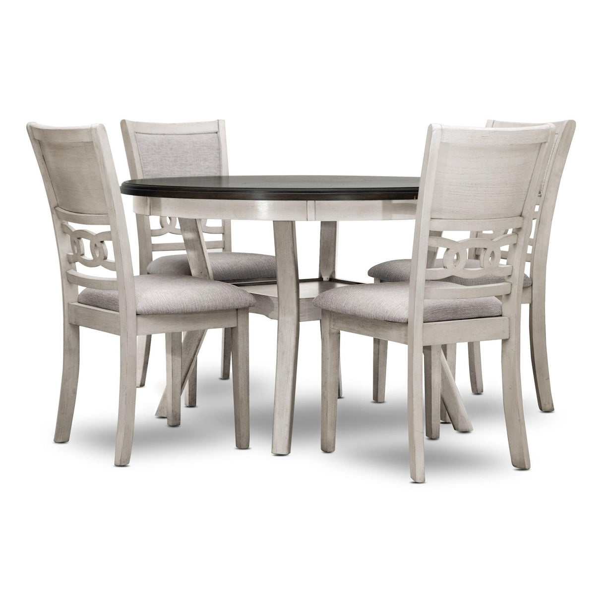 Savor White 5-Piece Dining Set by Homelegance at Eve Furniture