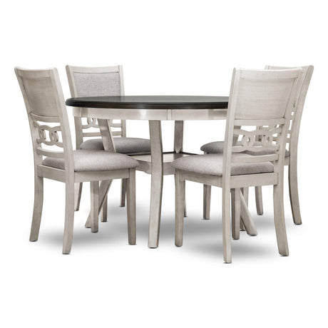 Savor White 5-Piece Dining Set by Homelegance at Eve Furniture