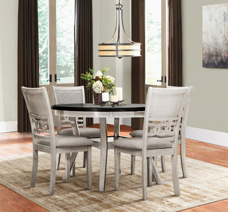 Savor White 5-Piece Dining Set by Homelegance at Eve Furniture