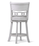 Savor White Swivel Counter Chair, Set of 2 by Homelegance at Eve Furniture