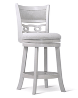 Savor White Swivel Counter Chair, Set of 2 by Homelegance at Eve Furniture