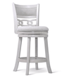 Savor White Swivel Counter Chair, Set of 2 by Homelegance at Eve Furniture