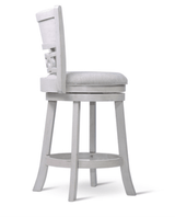 Savor White Swivel Counter Chair, Set of 2 by Homelegance at Eve Furniture