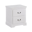 Seabright White Nightstand by Homelegance at Eve Furniture