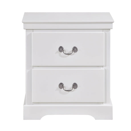 Seabright White Nightstand by Homelegance at Eve Furniture