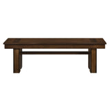 Sedley Walnut Dining Bench by Homelegance at Eve Furniture