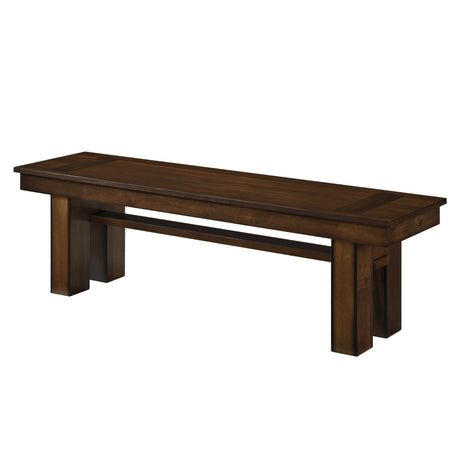 Sedley Walnut Dining Bench by Homelegance at Eve Furniture