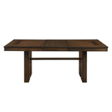 Sedley Walnut Extendable Dining Set by Homelegance at Eve Furniture