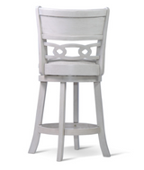 Savor White Swivel Counter Chair, Set of 2