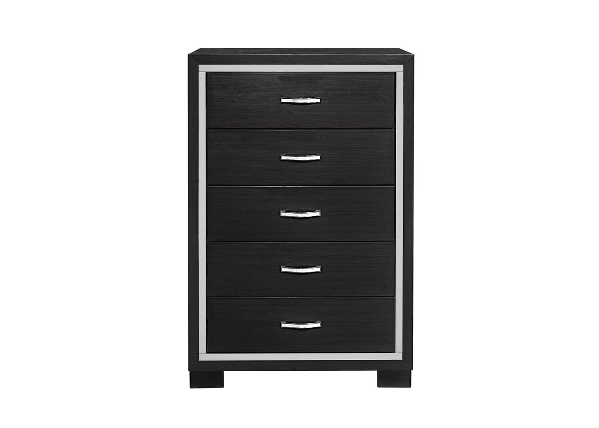 Bellante Melamine Black Chest