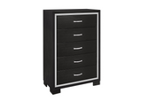 Bellante Melamine Black Chest