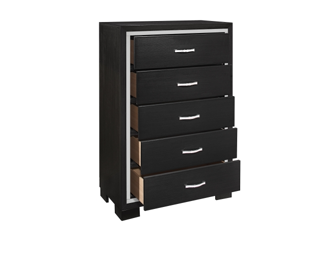 Bellante Melamine Black Chest