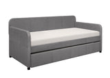 Fatimah Gray Daybed with Trundle