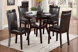 Shankmen Espresso 5-Piece Dining Set by Homelegance at Eve Furniture