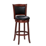 Shapel Dark Cherry Swivel Pub Height Chair by Homelegance at Eve Furniture