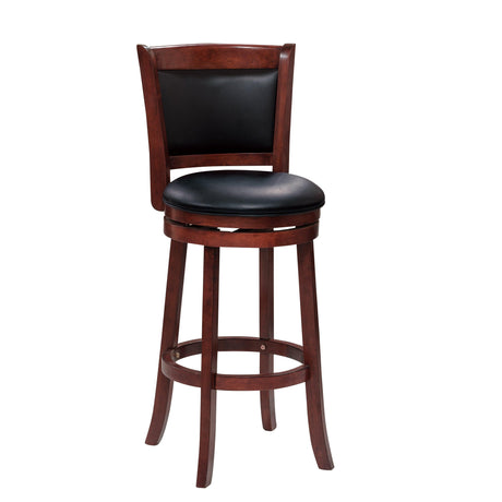 Shapel Dark Cherry Swivel Pub Height Chair by Homelegance at Eve Furniture