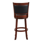 Shapel Dark Cherry Swivel Pub Height Chair by Homelegance at Eve Furniture