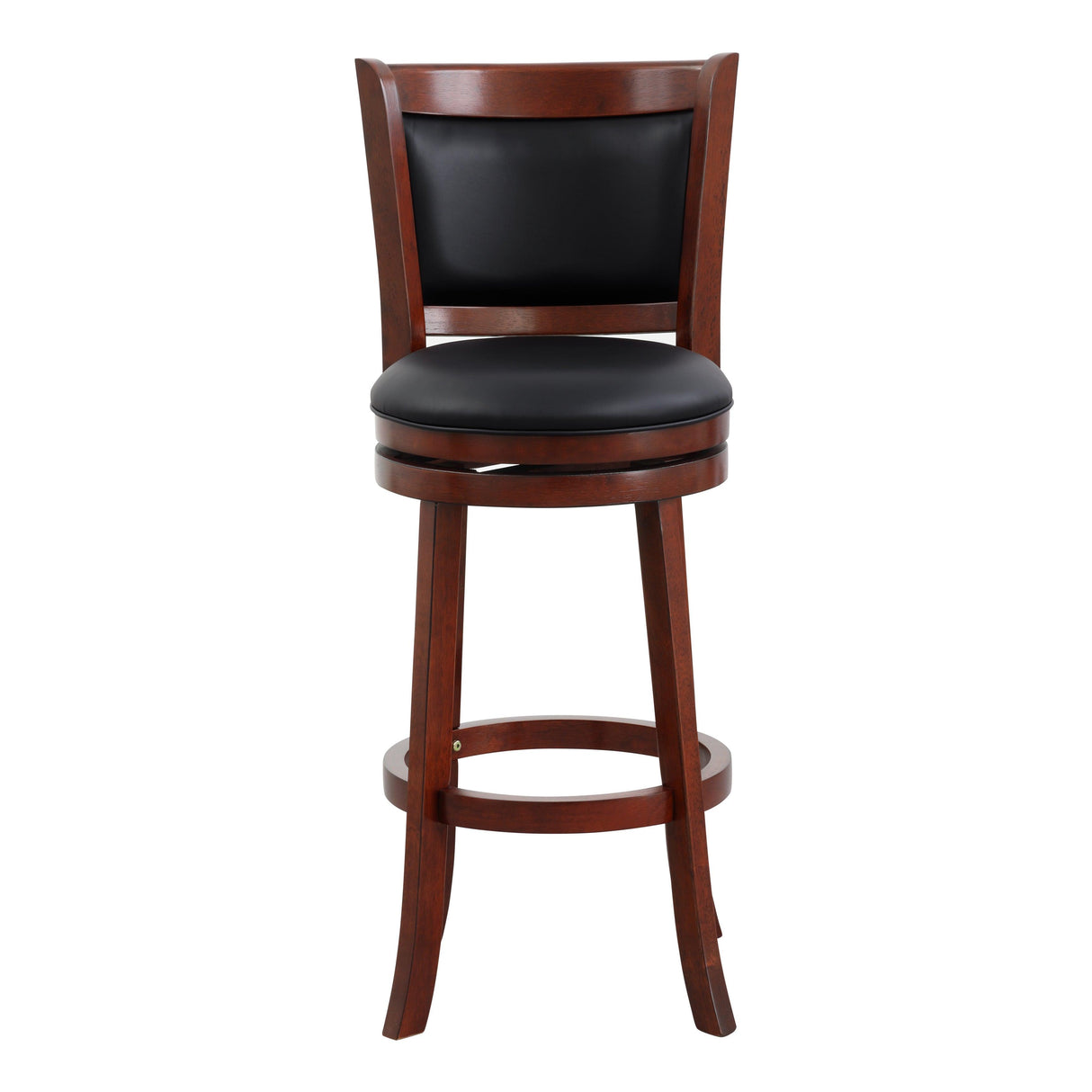 Shapel Dark Cherry Swivel Pub Height Chair by Homelegance at Eve Furniture