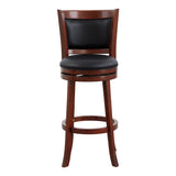 Shapel Dark Cherry Swivel Pub Height Chair by Homelegance at Eve Furniture