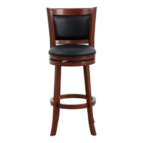 Shapel Dark Cherry Swivel Pub Height Chair by Homelegance at Eve Furniture