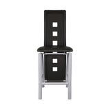 Sona Black/Silver Counter Chair, Set of 2 by Homelegance at Eve Furniture