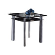 Sona Black/Silver Counter Height Table by Homelegance at Eve Furniture