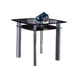 Sona Black/Silver Counter Height Table by Homelegance at Eve Furniture